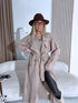 Knitted cardigan "NOBODY 7782" - DARK BEIGE